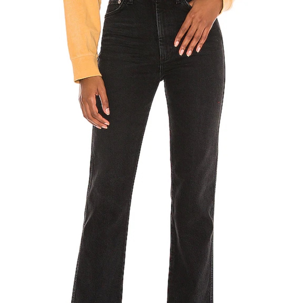 Agolde Black Flare Women's Jeans